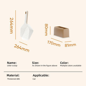 Pelle à litière pour chat en plastique écologique et durable avec support, facile à nettoyer, efficace - Product Image 2