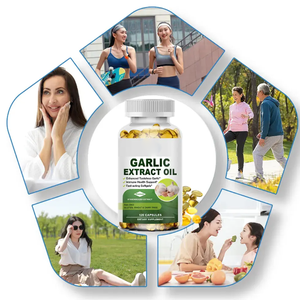サプリメント マルチティーガーリックエキスオイル ソフトジェル工場 OEM ヴィーガン 350mg バルクガーリックオイル ソフトジェルカプセル - Product Image 4