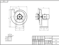 Ventilateur centrifuge industriel haute pression de qualité supérieure pour machine à mousse EPS et pré-expander de billes de polystyrène