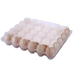 공장 4 6 8 9 10 12 15 16 20 30 구멍 투명 일회용 블라이저 계란 판지 투명 플라스틱 계란 트레이 농부