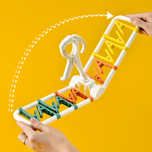 Étendoirs à vêtements coupe-vent pour sécher les chaussettes soutiens-gorge sous-vêtements vêtements de bébé, chapeaux écharpes serviettes pantalons et gants couche - Product Image 4