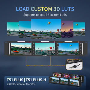 FEELWORLD T51 PLUS Moniteur professionnel à montage en rack Moniteur à montage en rack Triple 5.5 "2RU Full HD SDI/HDMI/AV I/O OEM Factory Direct - Product Image 4