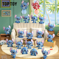 Juguete Original 100% en Oferta, Muñeco Sorpresa de la Serie MINI Fluffy de Stitch, Adornos para Coche, Regalo, Decoración Navideña
