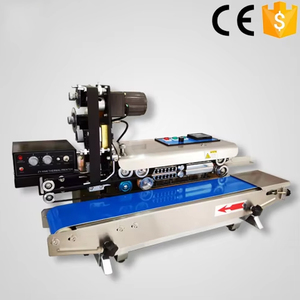 Steel Wheel Continuous Sealing <b>Machine</b> for Stand-up Pouches/Bags Automatic Gear-Driven Heat Sealing for Beverage Food Packaging - Product Image 2