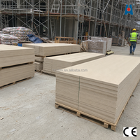 Panneau de plafond en fibrociment de 6 mm pour centres commerciaux et commerces de détail, panneau fixe sans amiante pour plafonds de projets