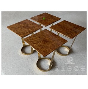 Fashional nuovo design superficie lastra di <span class=keywords><strong>marmo</strong></span> tavolino <span class=keywords><strong>in</strong></span> metallo nordico <span class=keywords><strong>piedi</strong></span> funzionale tavolino da caffè - Product Image 1