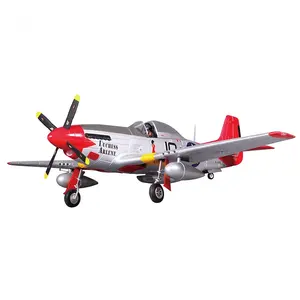 热卖Fms遥控飞机1450毫米P-51D红色尾部1450毫米6ch翼展reflex户外礼品
