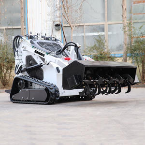 Minicargadora de orugas Somate con motor diésel EPA, capacidad de cucharón de 0.2m, rodamientos y bomba, 2 años de garantía - Product Image 2