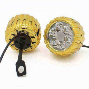 Phares antibrouillard à <span class=keywords><strong>LED</strong></span> multicolores 12v ronds Eclairage blanc Chrome Phares antibrouillard de <span class=keywords><strong>moto</strong></span> - Product Image 3