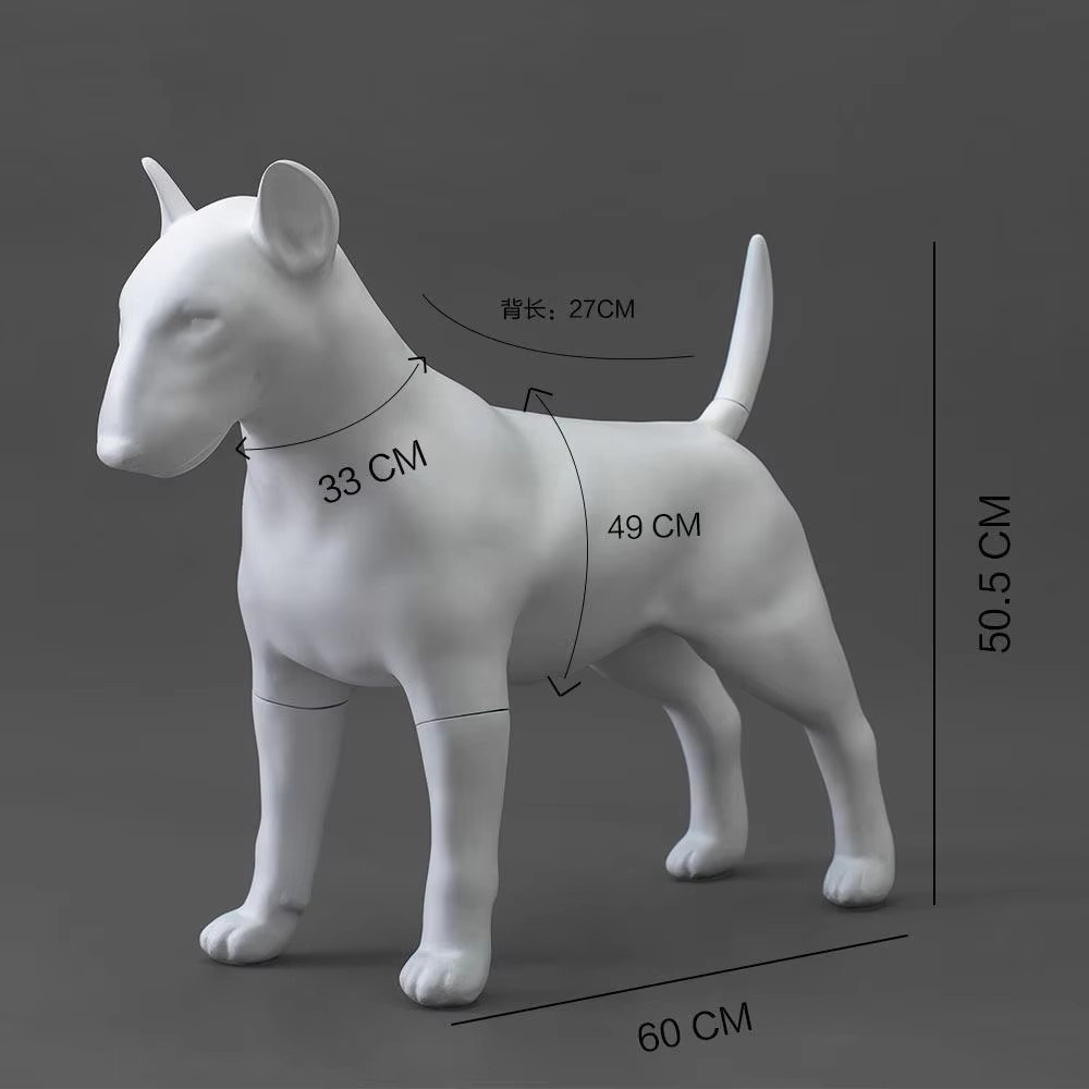 Bull Terrier staccabile bianco sporco