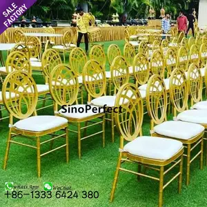Alta Qualidade Venda Quente Design Moderno Banquete De Metal Cadeiras Do Partido Cadeiras De Eventos De Luxo Para A Recepção Do Casamento