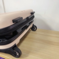 Nouvelle Valise de Voyage Luxueuse Pliable à Roulettes, en PC, ABS et Aluminium, Set de Bagages Pivotants pour Voyages en Extérieur