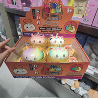 Nouveau style Licorne à pois en PU, jouet à presser réaliste à rebond lent, emballage en boîte, vente en gros, jouet Squishy