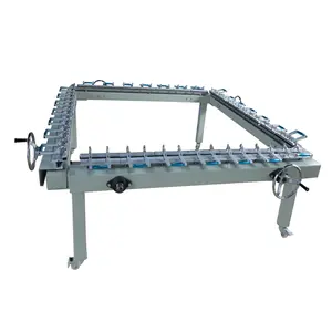 SM-160210TS Manual Screen Stretching Machine Silk Screen Mesh Tension Stretcher