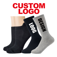 Chaussettes de sport personnalisées quatre saisons avec logo et chaussettes personnalisées de haute qualité avec logo