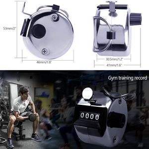 फ़ैक्टरी थोक प्रीमियम मैनुअल हैंड टैली काउंटर <span class=keywords><strong>4</strong></span> डिजिटल मेटल क्रोमड क्लिकर - Product Image 6