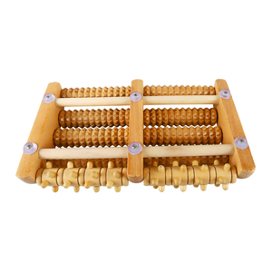 Ensemble d'outils de thérapie en bois naturel, masseur facial pour le modelage du corps, instrument de thérapie en bois pour les pieds - Product Image 3