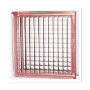 LL tipos de 80,0mm 190x190 transparente verde rosa nublado paralelo bloque de vidrio hueco para la decoración de la pared de partición de construcción - Product Image 2