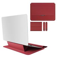 Sac de transport pour ordinateur portable en cuir PU, modèle personnalisé très demandé, pour MacBook 13 15 pouces M1 A2337 M2 A2681, avec support, pour hommes et femmes