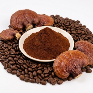 Café con hongos en polvo OEM Cappuccino sin azúcar, Arábica y Reishi, en caja, con etiqueta privada - Product Image 4