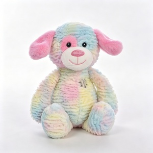 Peluche de perro personalizado, peluche de perro arcoíris, peluche de perro en colores pastel - Product Image 4