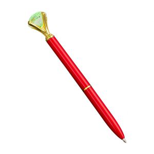 Manufacturers New <b>Large</b> Diamond LED Color Metal Ballpoint Pen Rotating Advertising Printing Logo Custom Office - Product Image 3