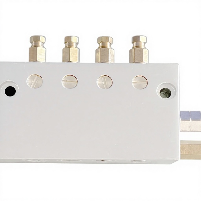 Imported Oil-Gas Mixing Distributor Valve High-Speed Electric Spindle Lubrication System Model MIX-S Customizable Oil
