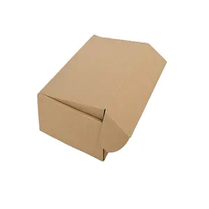 Caja de envío corrugado directo de fábrica Caja de correo Kraft marrón para pequeñas empresas