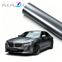 Film vinyle pour voiture Super Gloss Grey, plusieurs couleurs populaires, changement de couleur, sans décoloration, sans distorsion