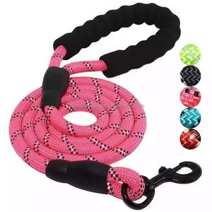 Suministro de accesorios para mascotas de estilo clásico Paracord duradero <span class=keywords><strong>Collar</strong></span> de perro de escalada reflectante correas de cuerda para Golden Retriever - Product Image 6