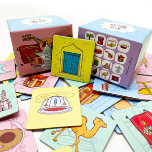 Cartes mémoire éducatives pour enfants imprimées sur mesure, vente en gros, cartes épaisses pour l'apprentissage du <span class=keywords><strong>français</strong></span>, cartes d'apprentissage des langues - Product Image 5
