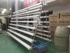 Système hydroponique professionnel NFT en forme de A, canal en PVC de qualité alimentaire, culture avec pompe, fabricant - Product Image 2