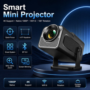 Mini proyector inteligente Hy-320, proyector portátil de cine en casa de 720P Hd para uso en interiores y exteriores - Product Image 2