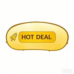 Soporte de Banner Plegable Portátil para Exteriores con Logotipo Personalizado a Bajo Precio, Letrero Circular Tipo A Horizontal para Promociones de Eventos - Product Image 4