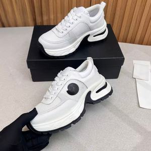 Luxury Brand Designer Lace-up Closed Toe Casual Shoes Mesh Upper Thick-<b>soled</b> Lightweight Running & Sports - Product Image 1