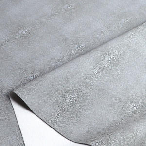 Chaises en cuir PVC galuchat gaufré Demi-étuis en PU Armoires de paquet Couvrant le cuir artificiel grainé - Product Image 1