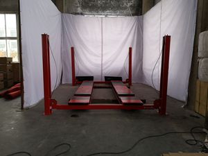 4 Ton 4-Post Hydraulic Car Lift Movable Secondary Rolling <strong>Jack</strong> Wheel Alignment 2.2M <strong>Auto</strong> Workshop Equipment - Product Image 3