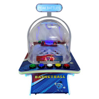 Machine de jeu d'arcade de table de basket-ball SQ Cosmic à 2 joueurs, à monnayeur, pour la location de carnavals et les centres de divertissement