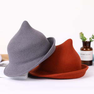 Sombrero de Bruja Moderno de Lana, Gorro Elegante Grueso y Cálido para Halloween, Invierno, Navidad, Accesorios de Disfraces para Fiestas - Product Image 3