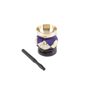 Juego de Cuencos Cantores Japoneses Orin, Campana Budista de Latón Hecha a Mano para Altar con Martillo y Cojín, Cuenco de Sonido Zen para Sanación, Gong, Venta al por Mayor - Product Image 3