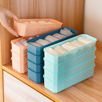 Nouvelle boîte de rangement pour sous-vêtements en plastique de type tiroir pour l'organisation de la maison