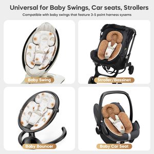 Respirant bébé coussin <span class=keywords><strong>soutien</strong></span> réversible infantile insérer coussin nouveau-né insérer tête et corps <span class=keywords><strong>soutien</strong></span> coussin siège d'<span class=keywords><strong>auto</strong></span> pour bébé - Product Image 3