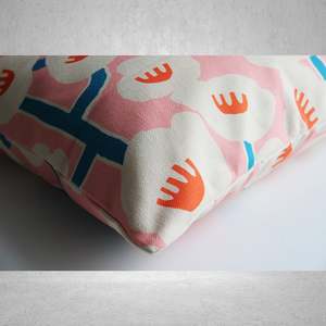 100% algodón elegante Funda De Cojin Fancy 45*45 funda De almohada Rosa Bindweed funda De cojín fabricantes Hotel Housse De Coussin - Product Image 5