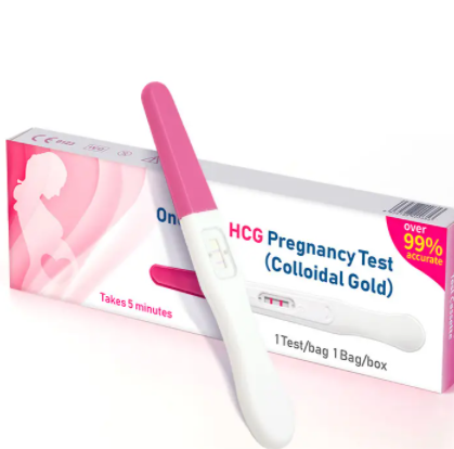 Hcg妊娠検査ストリップキット尿卸売妊娠検査スティックワンステップ妊娠検査カセット製造