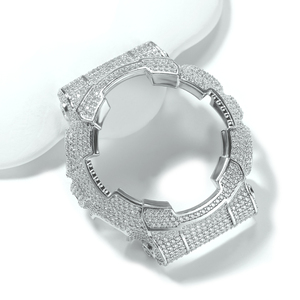 Lunette de montre VVS D Moissanite GA110 pour <span class=keywords><strong>Casio</strong></span> <span class=keywords><strong>G</strong></span>-<span class=keywords><strong>Shock</strong></span> GA-110, boîtier de montre serti de diamants, passe le testeur de diamants, bijoux - Product Image 6