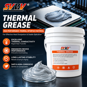 SVKV PFPE Pâte Thermique à Haute Conductivité Thermique et Refroidissement Rapide pour CPU, Transfert de Chaleur en Silicone, Excellente Lubrification, Large Plage de Températures - Product Image 1