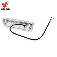 Projecteur LED DC 12V 24V avec couvercle en PC et support en acier inoxydable pour éclairage auxiliaire de moto, VTT, UTV LML-13X-36