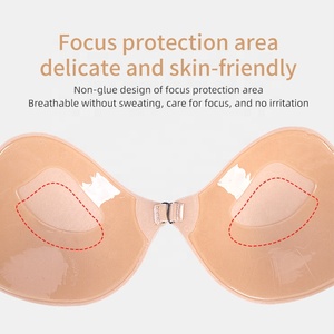 <span class=keywords><strong>Reggiseno</strong></span> <span class=keywords><strong>Push</strong></span>-<span class=keywords><strong>Up</strong></span> <span class=keywords><strong>Senza</strong></span> Cuciture e <span class=keywords><strong>Senza</strong></span> Spalline da Donna, Coppe 3/4, <span class=keywords><strong>Senza</strong></span> Ferretto, Supporto Invisibile, Imbottiture Rimovibili, Fantasia Floreale, Stile Bikini - Product Image 3