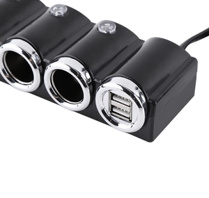 Adaptador de Cargador Electrónico al por Mayor con 4 Puertos USB, Enchufe de Corriente, Divisor de Encendedor de Cigarrillos para Automóvil - Product Image 4