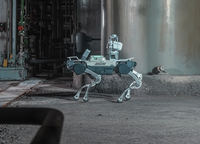 Robot quadrupède industriel Jueying X30 IP67 avec batterie à échange rapide pour l'inspection dans les environnements extrêmes